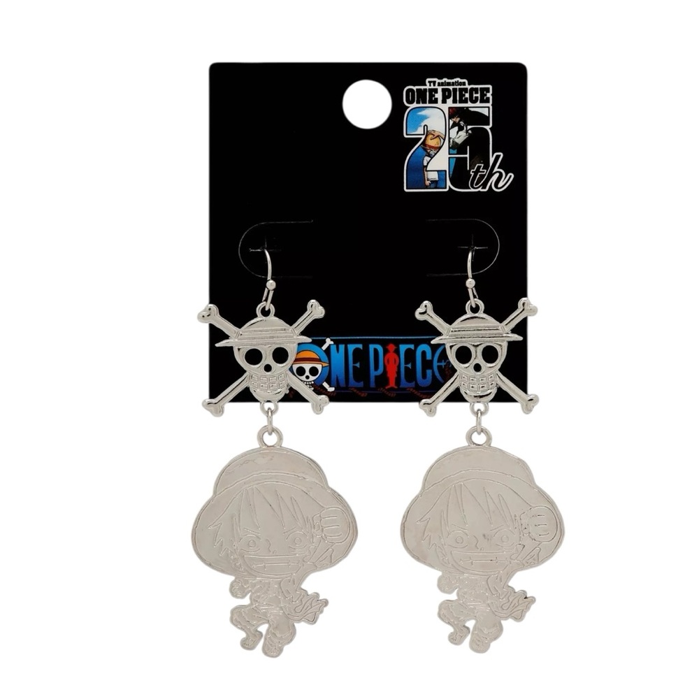 NEW One Piece Monkey D. Luffy Anime Earrings